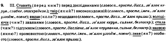 Рідна мова 8 клас М.І. Пентилюк, В.В. Гайдаєнко, А.І. Ляшкевич Задание 9