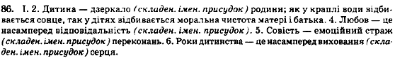 Рідна мова 8 клас М.І. Пентилюк, В.В. Гайдаєнко, А.І. Ляшкевич Задание 86