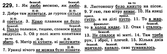 Рідна мова 8 клас С.Я. Єрмоленко, В.Т. Сичова Задание 229