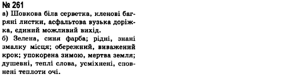 Українська мова 8 клас А.А. Ворон Задание 261