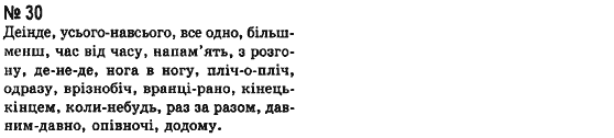 Українська мова 8 клас А.А. Ворон Задание 30