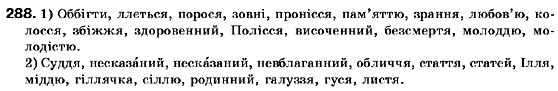 Украинский язык 9 класс (для русских школ) В.В. Заболотный, О.В. Заболотный Задание 288
