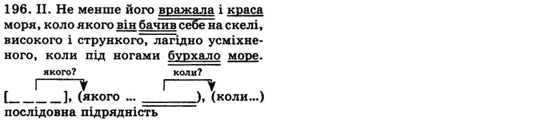 Українська мова 9 клас М.І. Пентилюк, І.В. Гайдаєнко Задание 196