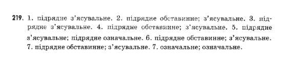 Українська мова 9 клас  Н.В.Бондаренко Задание 219