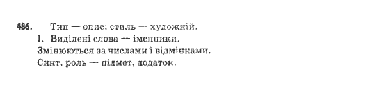 Українська мова 9 клас  Н.В.Бондаренко Задание 486