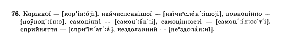 Українська мова 10 клас (Академічний рівень) О.П. Глазова, Ю.Б. Кузнєцова Задание 76