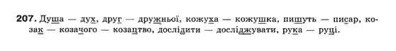 Українська мова 10 клас (Профільний рівень) М.Я.Плющ, В.І.Тихоша, С.О.Караман, О.В.Караман Задание 207