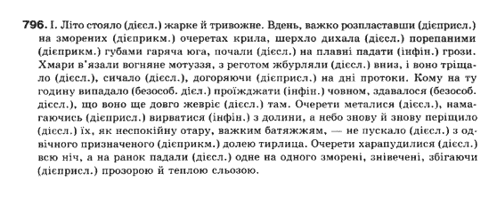 Українська мова 10 клас (Профільний рівень) М.Я.Плющ, В.І.Тихоша, С.О.Караман, О.В.Караман Задание 796