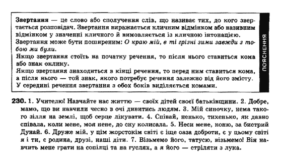 Українська мова 10 клас (рівень стандарту) О.В.Заболотний, В.В.Заболотний Задание 230