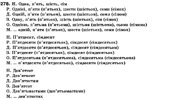 Українська мова 10 клас Н.В.Бондаренко Задание 278