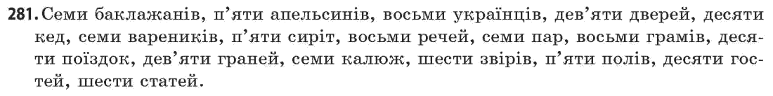 Українська мова 11 клас (академічний, профільний рівні) Г.Т. Шелехова, Н.В. Бондаренко, В.І. Новосёлова Задание 281