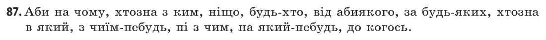 Українська мова 11 клас (академічний, профільний рівні) Г.Т. Шелехова, Н.В. Бондаренко, В.І. Новосёлова Задание 87