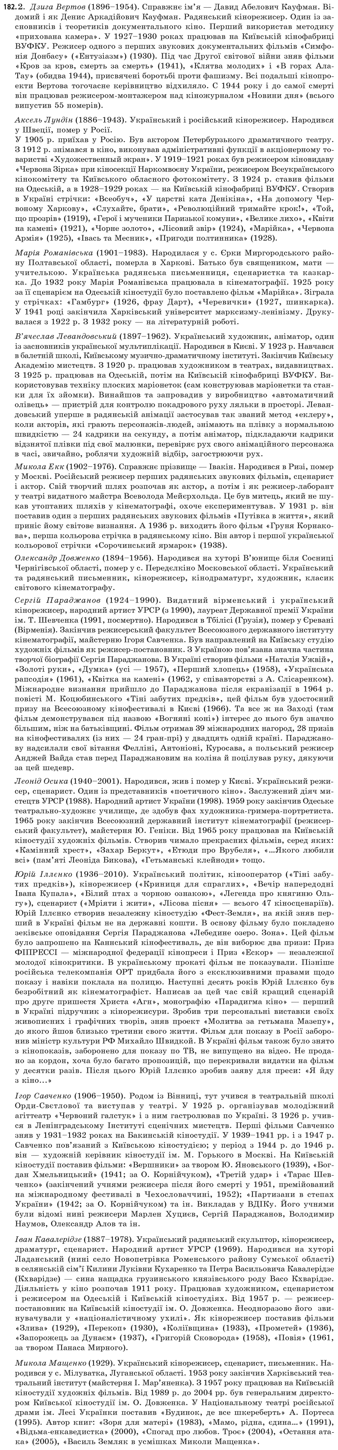 Українська мова (рівень стандарту) С.Я. Єрмоленко, В.Т. Сичова Задание 182