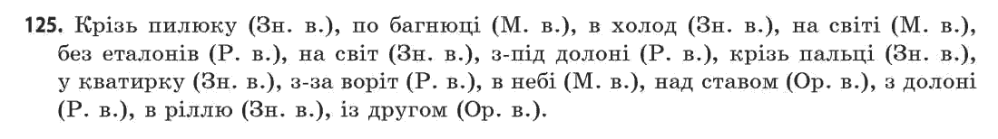 Українська мова 11 клас С.О. Караман, О.В. Караман, М.Я. Плющ Задание 125