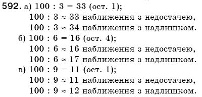 Математика 5 клас Бевз В., Бевз Г. Задание 592