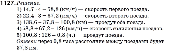 Математика 5 класс (для русских школ) Мерзляк А. и др. Задание 1127