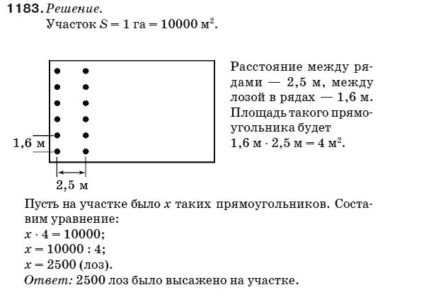 Математика 5 класс (для русских школ) Мерзляк А. и др. Задание 1183